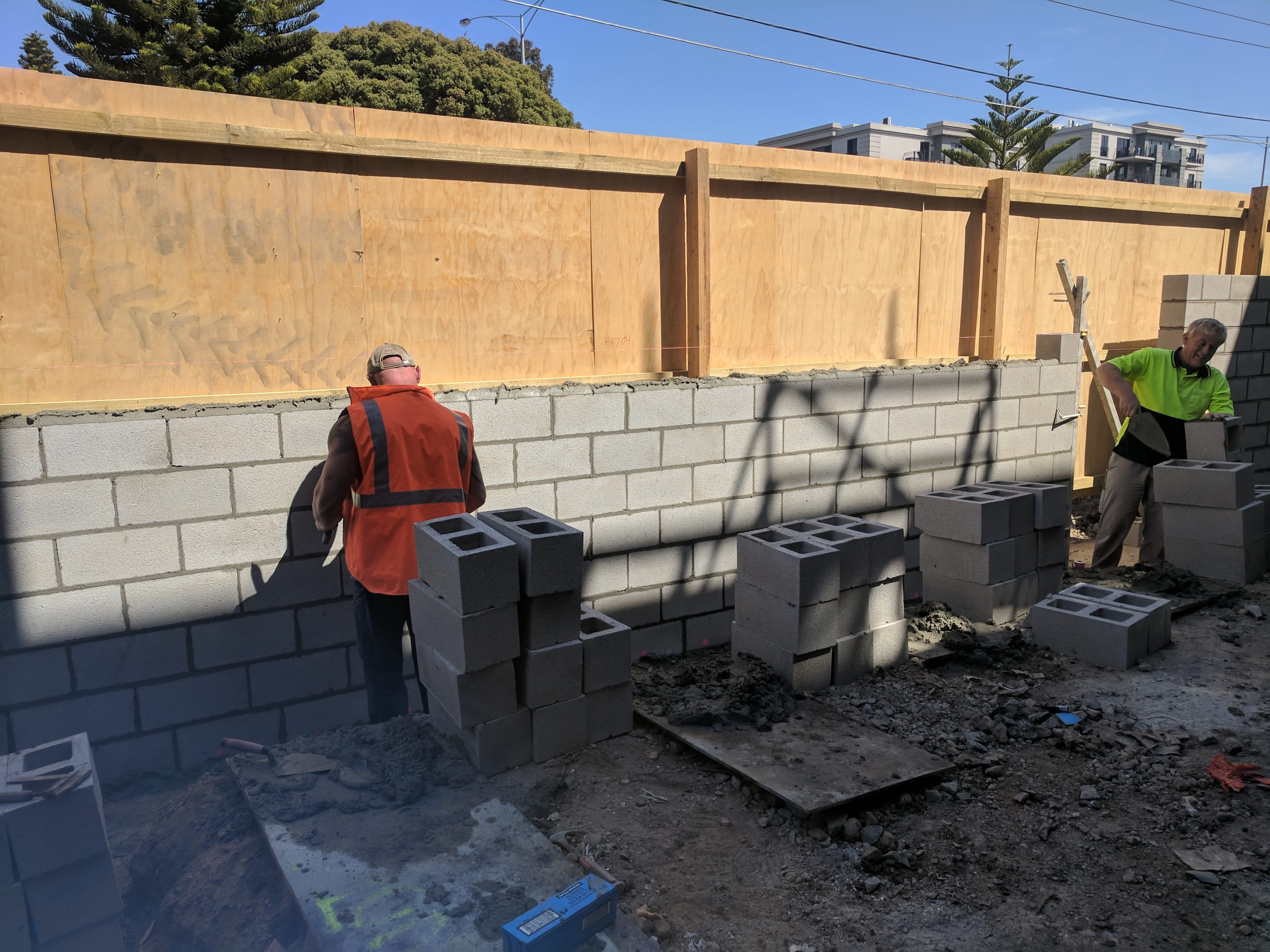 Apartment Complex, Highet WIP – Benny's Bricklaying